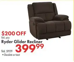 Boscov's RyderGlider Recliner offer