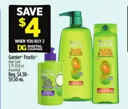 Dollar General Garnier Fructis Hair Care offer