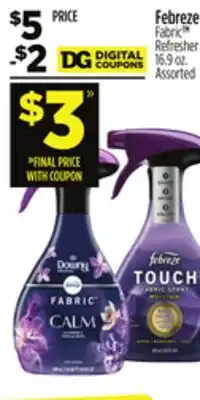 Dollar General Febreze Fabric Refresher offer