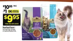 Dollar General Heartland Farms Cat Food Ship'N Shore or Seafood Medley offer