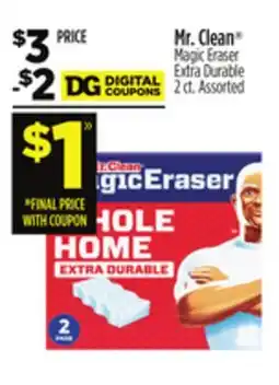Dollar General Mr. Clean Magic Eraser Extra Durable offer