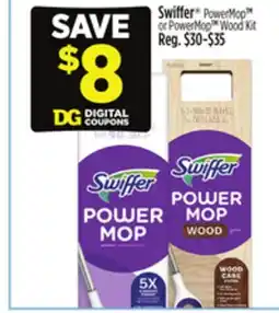 Dollar General Swiffer PowerMop or PowerMop Wood Kit offer