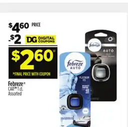Dollar General Febreze CAR offer
