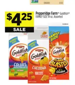 Dollar General Pepperidge Farm Goldfish FAMILY SIZE offer
