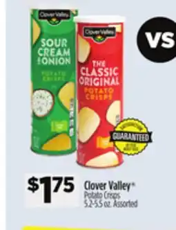 Dollar General Clover Valley Potato Crisps offer
