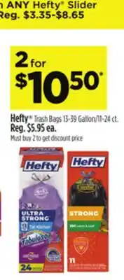Dollar General Hefty Trash Bags offer