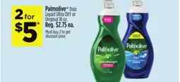 Dollar General Palmolive Dish Liquid Ultra OXY or Original offer