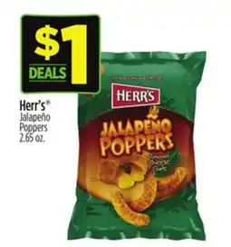 Dollar General Herr's Jalapeño Poppers 2.65 oz offer