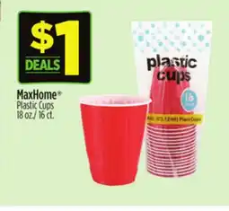 Dollar General MaxHome Plastic Cups offer