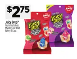 Dollar General Juicy Drop Gummy Cubes Mystery or Wild Berry offer
