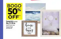 Dollar General Framed Art offer