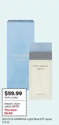 CVS DOLCE & GABBANA Light Blue EDT offer