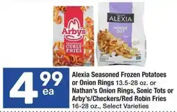 Albertsons Alexia Seasoned Frozen Potatoes offer