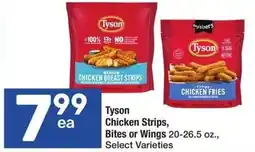 Albertsons Tyson Chicken Strips, Bites or Wings offer