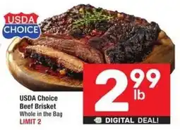 Albertsons USDA Choice Beef Brisket offer