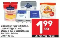 Albertsons Mission Soft Taco Tortilla offer