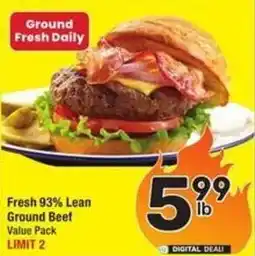 Albertsons Fresh 93% Lean Ground Beef offer