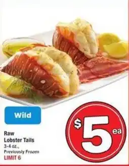 Albertsons Raw Lobster Tails offer