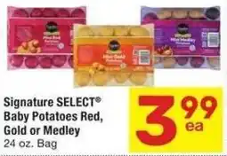 Albertsons Signature select baby potatoes red, gold or medley offer