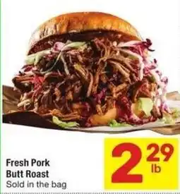 Albertsons Fresh Pork Butt Roast offer