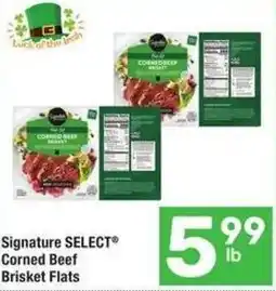 Albertsons Signature select corned beef brisket flats offer