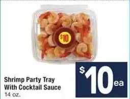 Albertsons Shrimp Party Tray With Cocktail Sauce offer