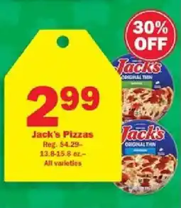 Schnucks Jack's Pizzas offer