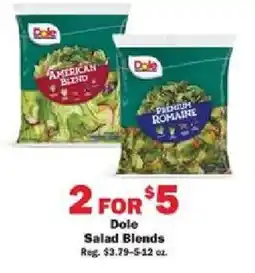 Schnucks Dole Salad Blends offer