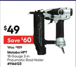 Lowe's 18-Gauge 2-in Pneumatic Brad Nailer offer