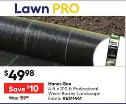 Lowe's Hanes Geo offer