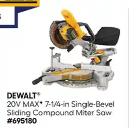Lowe's Single-Bevel Sliding Compound Miter Saw offer