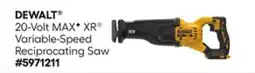 Lowe's 20-Volt MAXF XR Variable-Speed Reciprocating Saw offer