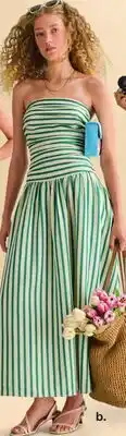 JC Penney Belle Vie Stripe Midi Dress offer