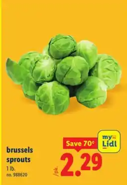 Lidl brussels sprouts offer