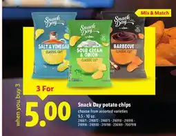 Lidl Snack Day potato chips offer