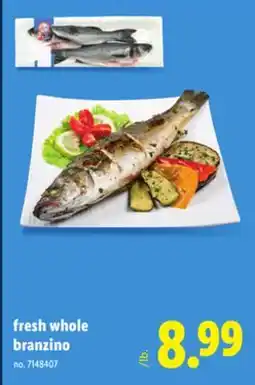 Lidl fresh whole branzino offer