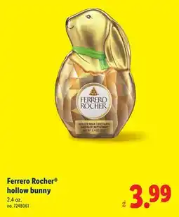 Lidl Ferrero Rocher hollow bunny offer