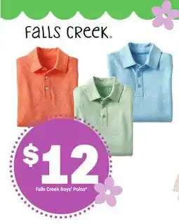 Meijer Falls Creek Boys' Polos offer