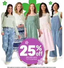Meijer Select Juniors' Apparel offer