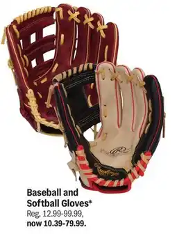 Meijer Baseball and Softball Gloves offer