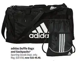 Meijer adidas Duffle Bags and Sackpacks offer