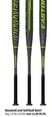 Meijer Baseball and Softball Bats offer