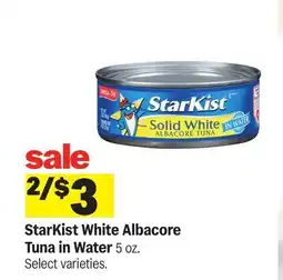 Meijer StarKist White Albacore Tuna in Water offer
