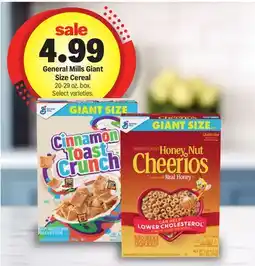 Meijer General Mills Giant Size Cereal offer