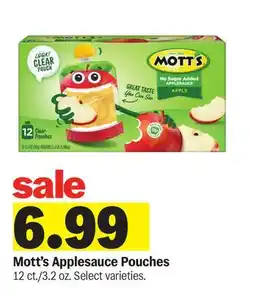 Meijer Mott's Applesauce Pouches offer