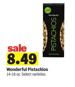 Meijer Wonderful Pistachios offer