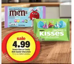 Meijer Snack Size or Candy Dish Easter Chocolate offer