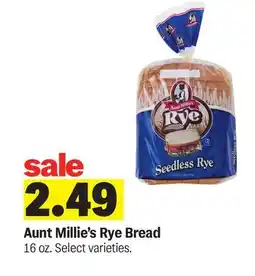 Meijer Aunt Millie's Rye Bread offer