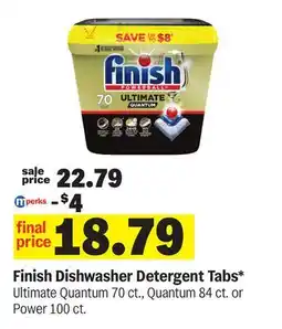 Meijer Finish Dishwasher Detergent Tabs offer