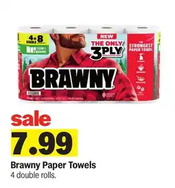 Meijer Brawny Paper Towels offer